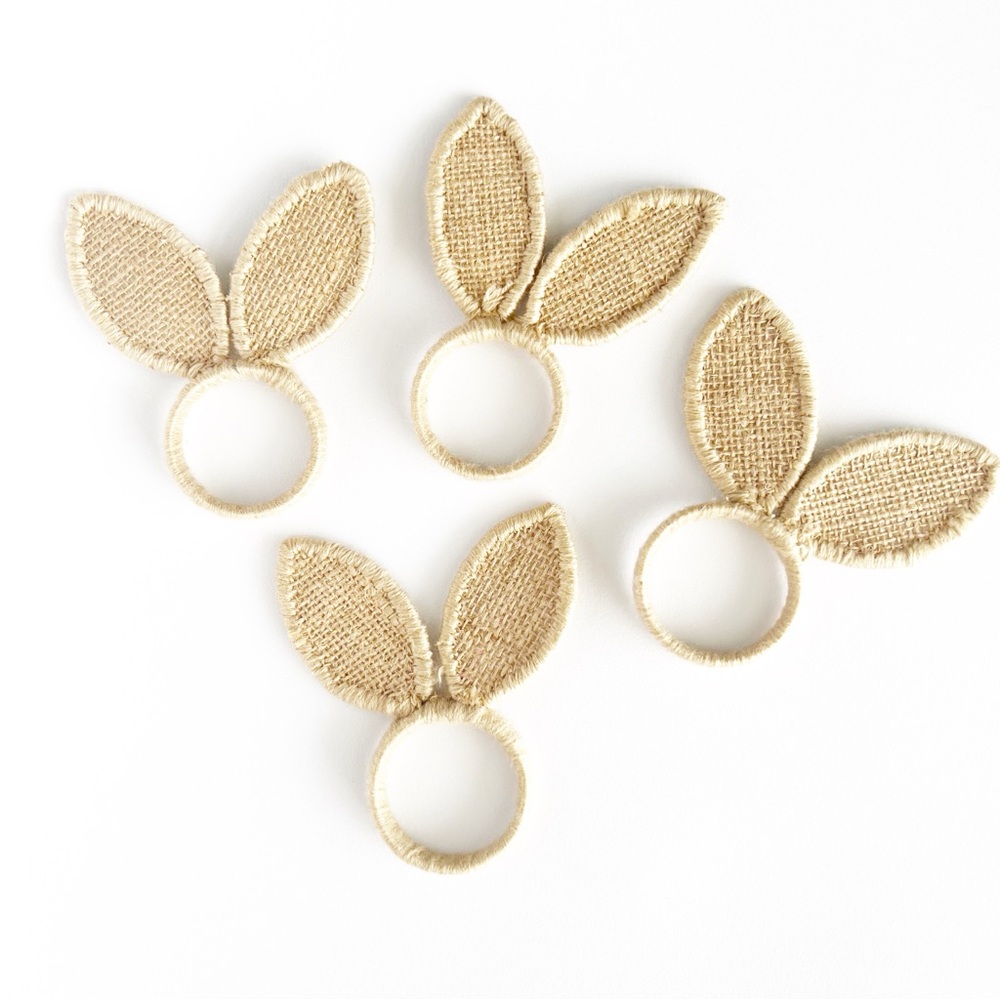 🤍EASTER BUNNY EARS NAPKIN RINGS